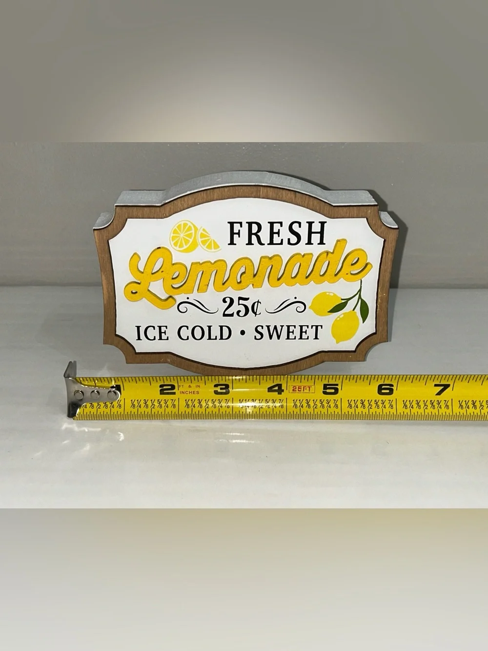 The Spring Shop Yellow & Green Lemonade Truck and Stand Decorative wood Set